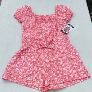 GAP Floral Pink Kids Romper